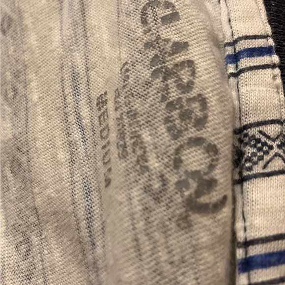 Carbon Blue and White Short Sleeve Tee - Picture 2 of 2